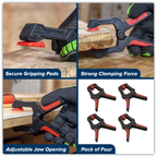 Spring Clamp Set 60mm 4pc AK044