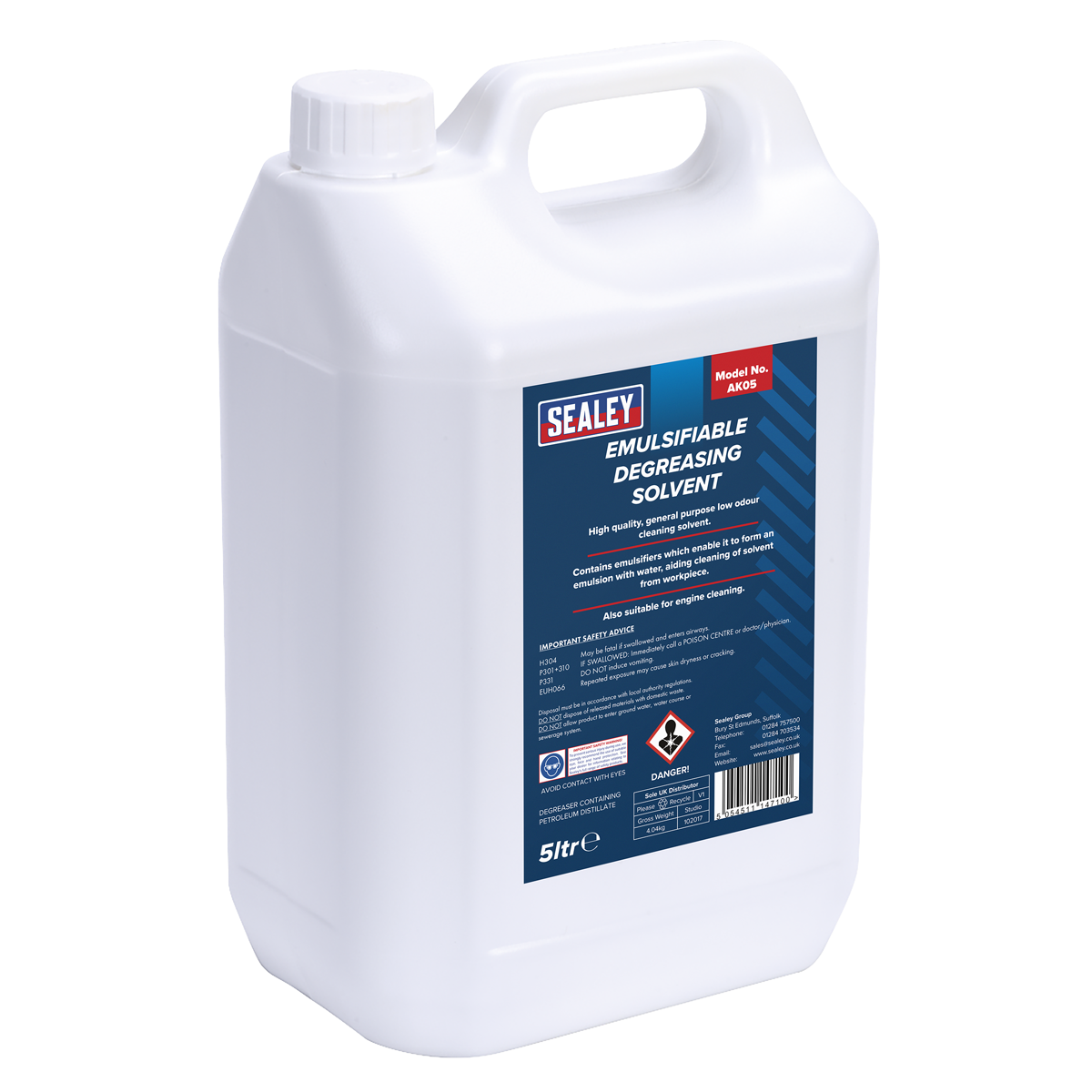 Degreasing Solvent Emulsifiable 5L AK05