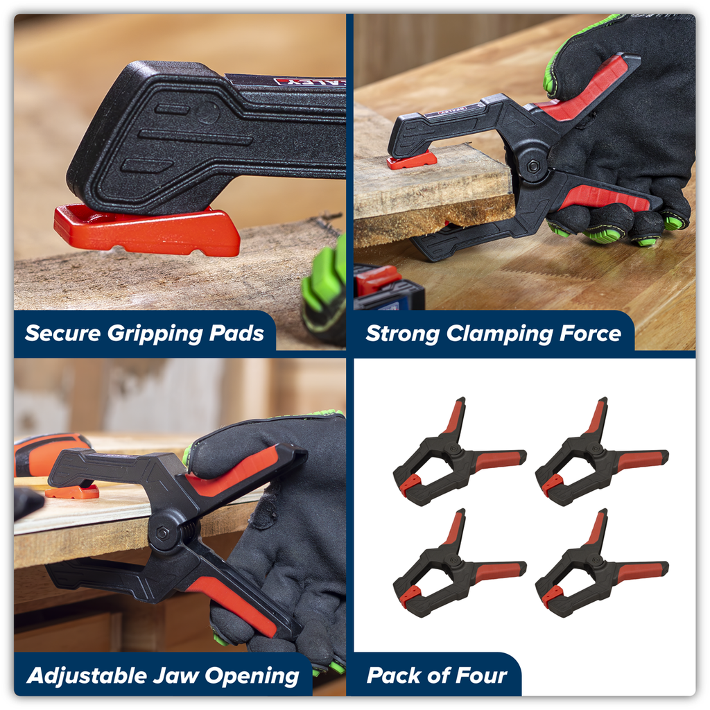 Spring Clamp Set 80mm 4pc AK064