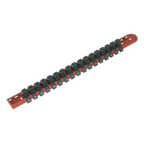 Socket Retaining Rail with 17 Clips 1/2"Sq Drive AK1217