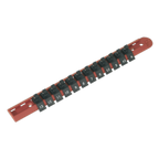 Socket Retaining Rail with 12 Clips 1/4"Sq Drive AK1412