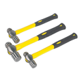 Ball Pein Hammer Set with Fibreglass Shafts 3pc AK2031