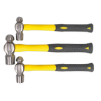 Ball Pein Hammer Set with Fibreglass Shafts 3pc AK2031