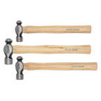 Ball Pein Hammer Set with Hickory Shafts 3pc AK203