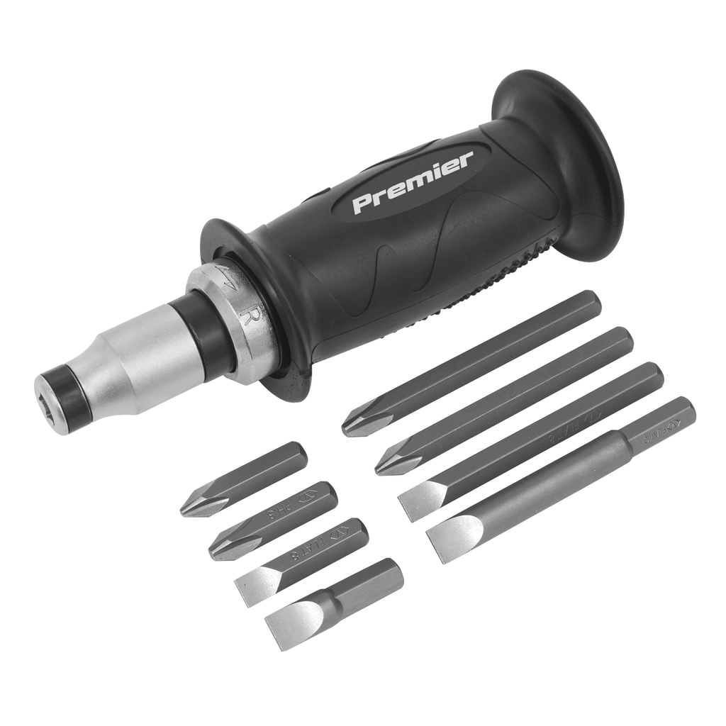 Impact Driver Set with Protection Grip 10pc AK2082