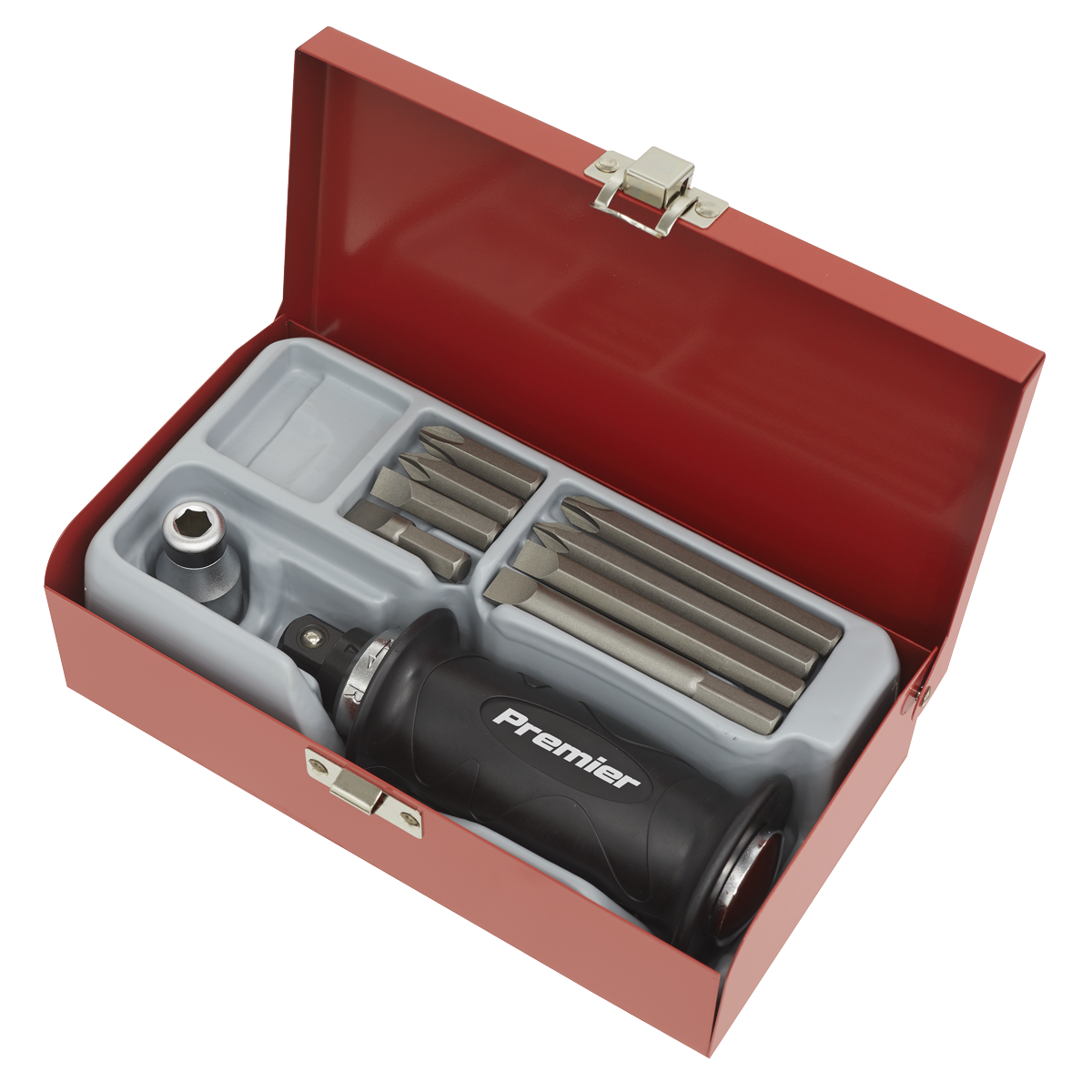 Impact Driver Set with Protection Grip 10pc AK2082