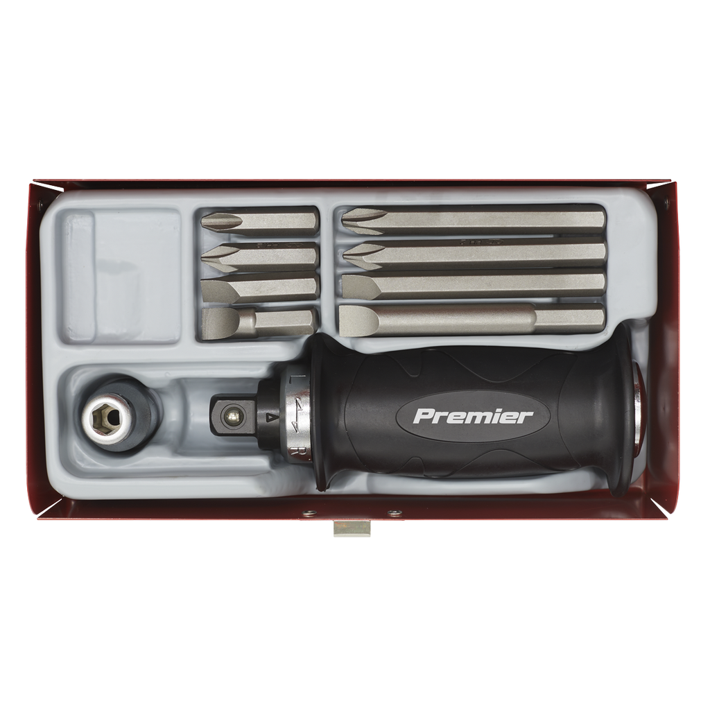 Impact Driver Set with Protection Grip 10pc AK2082