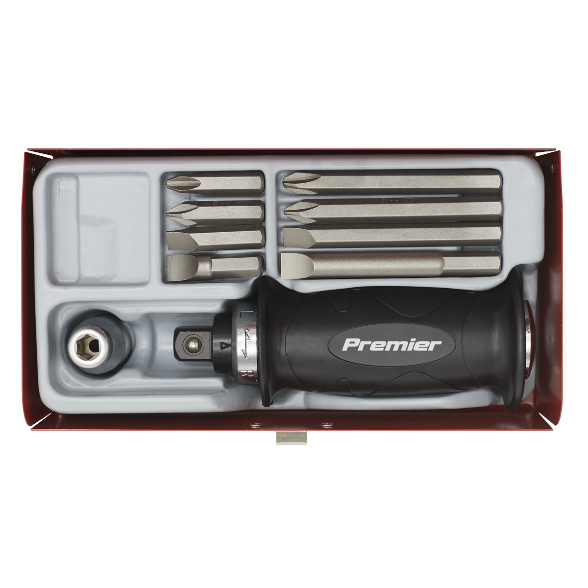 Impact Driver Set with Protection Grip 10pc AK2082