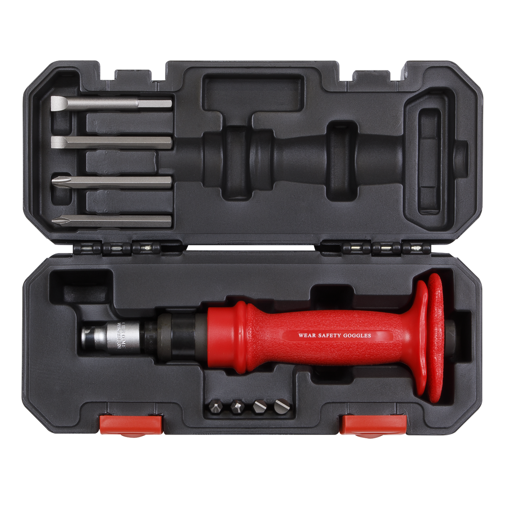 Heavy-Duty Impact Driver Set with Protection Grip 10pc AK2084