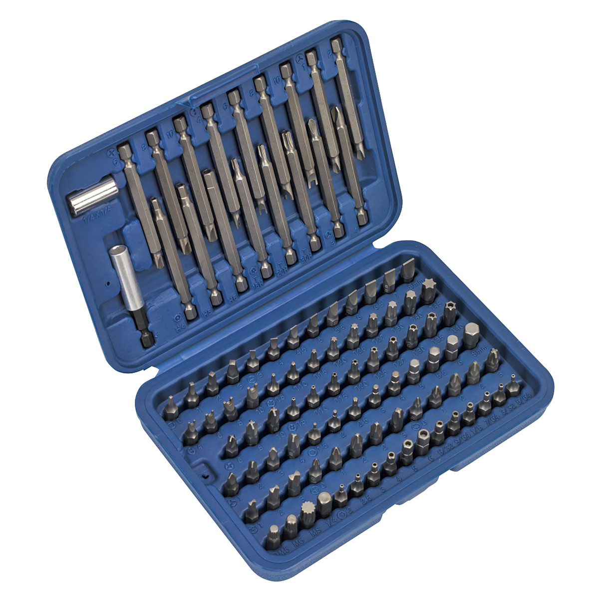 Power Tool/Security Bit Set, Long & Short 99pc AK2099