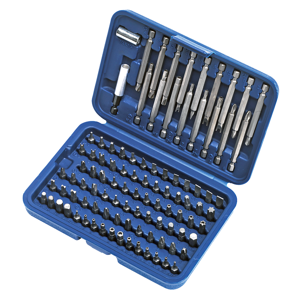 Power Tool/Security Bit Set, Long & Short 99pc AK2099