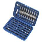 Power Tool/Security Bit Set, Long & Short 99pc AK2099
