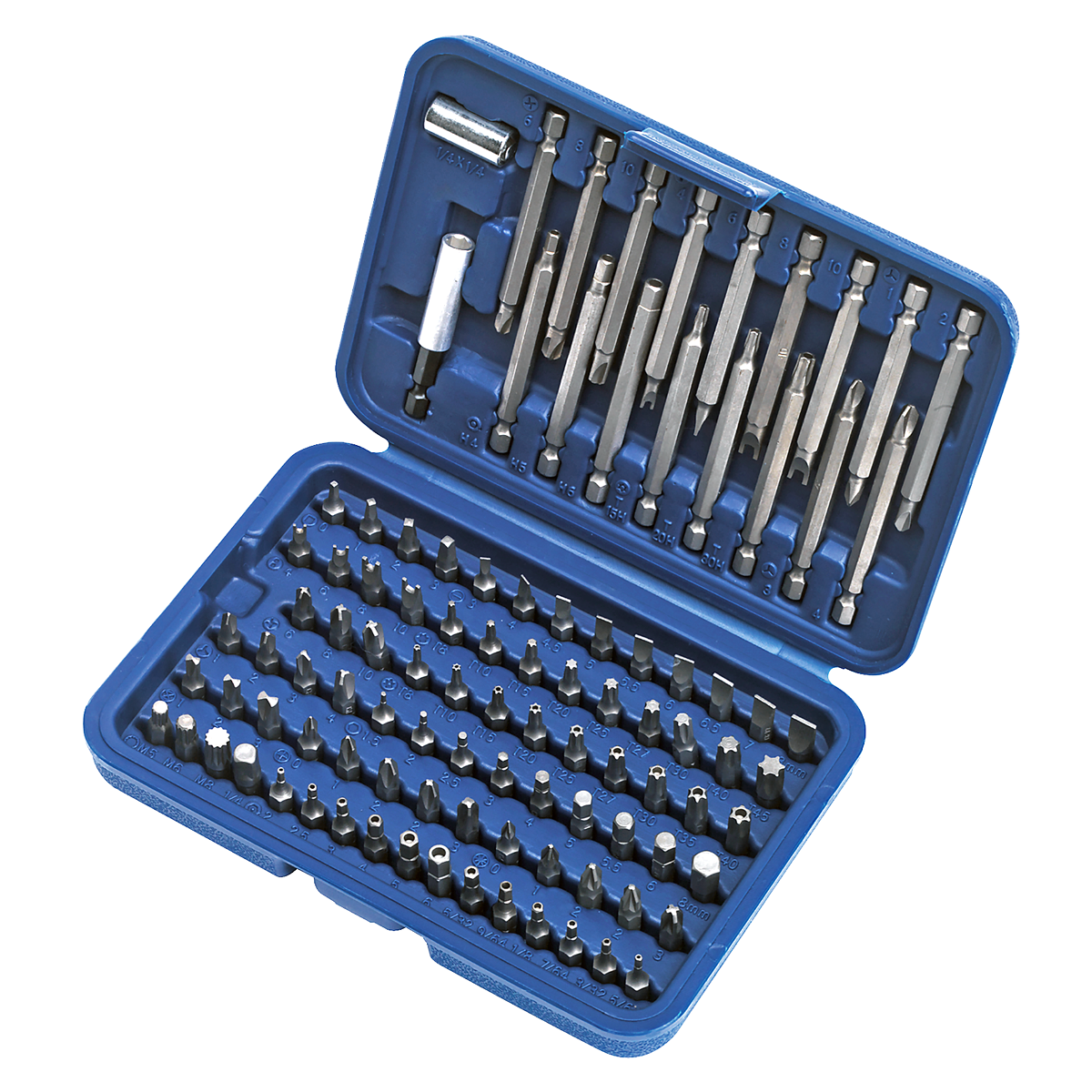 Power Tool/Security Bit Set, Long & Short 99pc AK2099