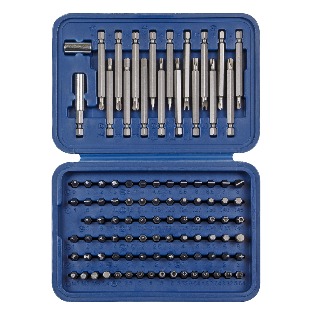 Power Tool/Security Bit Set, Long & Short 99pc AK2099