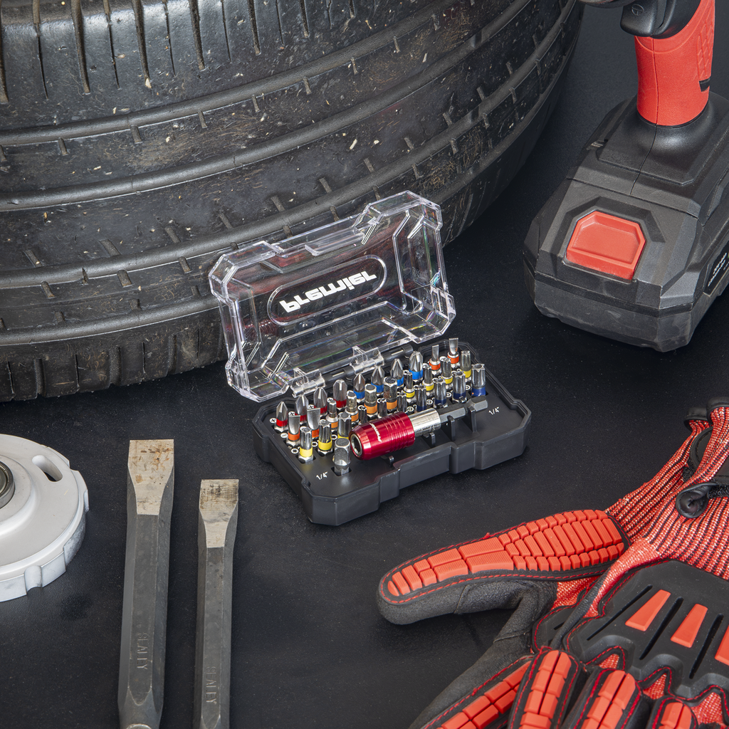 Colour-Coded Power Tool Bit Set 32pc AK2110