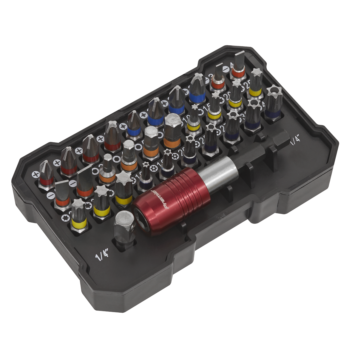 Colour-Coded Power Tool Bit Set 32pc AK2110
