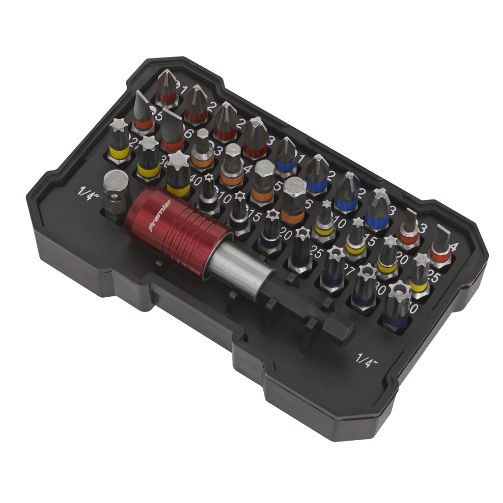 Colour-Coded Power Tool Bit Set 32pc AK2110