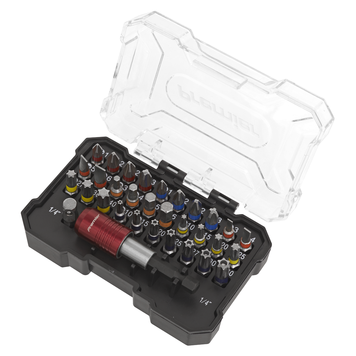 Colour-Coded Power Tool Bit Set 32pc AK2110