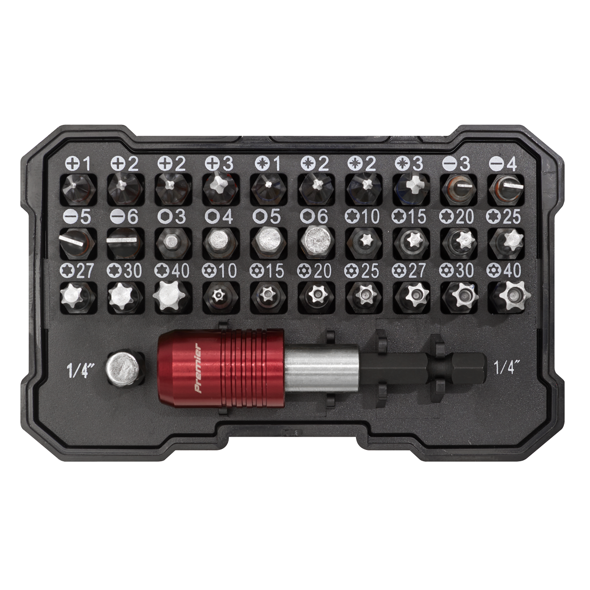 Colour-Coded Power Tool Bit Set 32pc AK2110