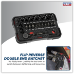 Go-Through Lock-On™ Low Profile Socket & Bit Set 1/4"Sq Drive 31pc AK2112