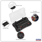 Go-Through Lock-On™ Low Profile Socket & Bit Set 1/4"Sq Drive 31pc AK2112