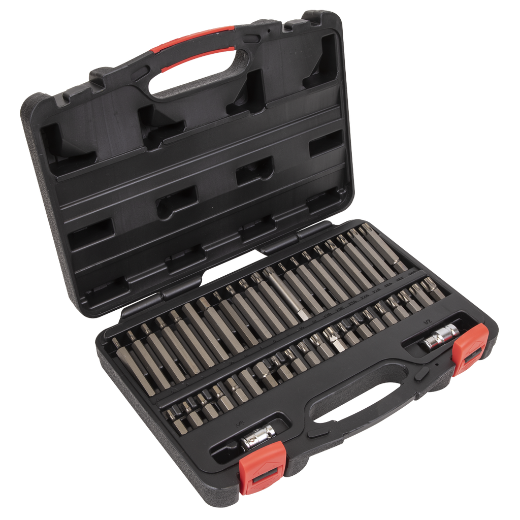 TRX-Star*/Hex/Spline Bit Set 3/8" & 1/2"Sq Drive 42pc AK21942P