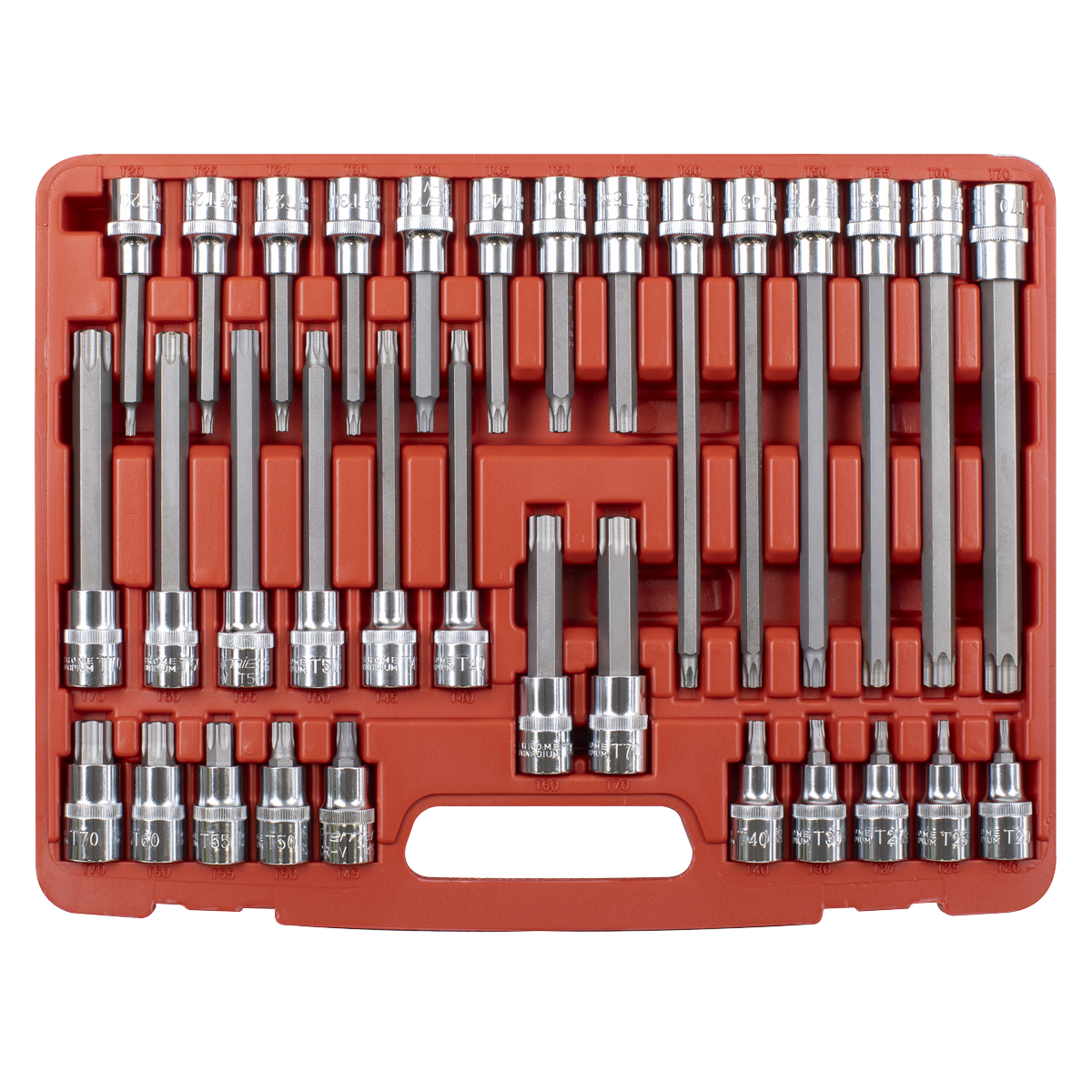 TRX-Star* Socket Bit Set 1/2"Sq Drive 32pc AK2194