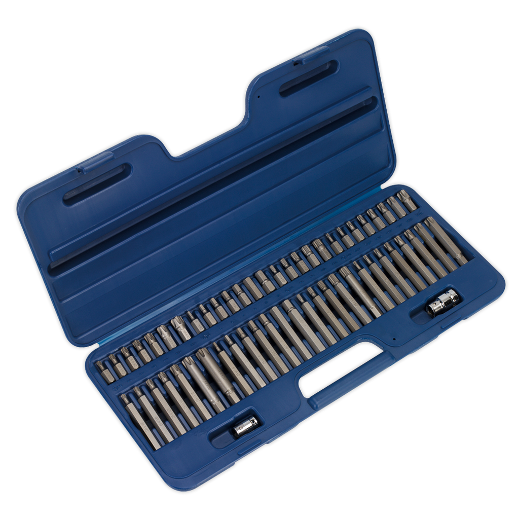 Security TRX-Star*/Hex/Ribe/Spline Bit Set 3/8" & 1/2"Sq Drive 56pc AK21956