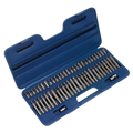 Security TRX-Star*/Hex/Ribe/Spline Bit Set 3/8" & 1/2"Sq Drive 56pc AK21956