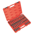 Spline Socket Bit Set 1/2"Sq Drive 26pc AK2195