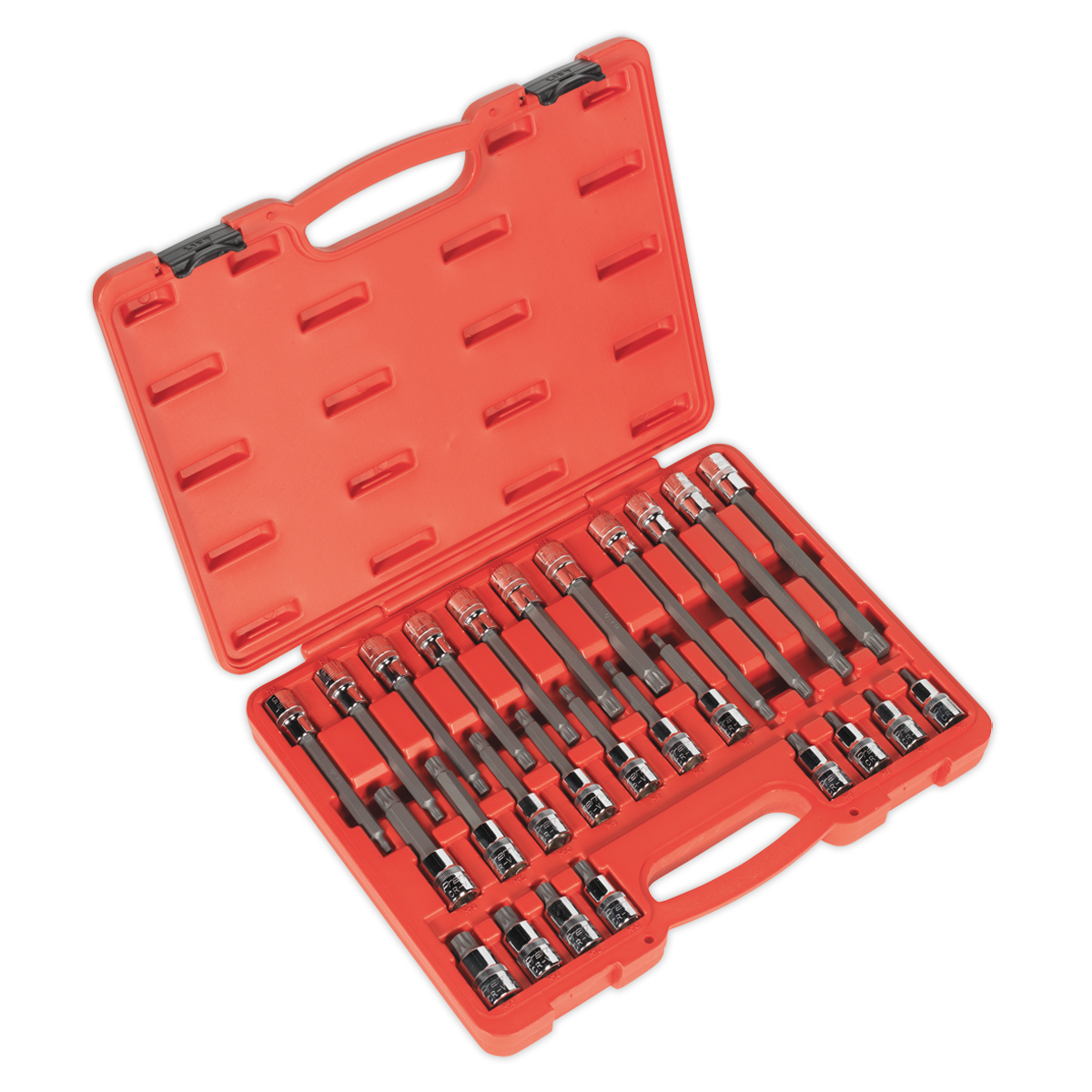 Spline Socket Bit Set 1/2"Sq Drive 26pc AK2195