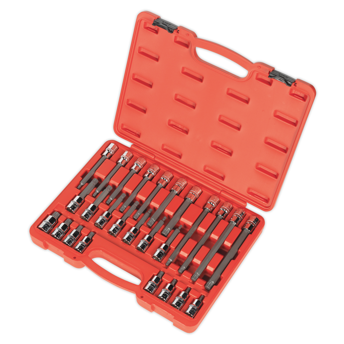 Spline Socket Bit Set 1/2"Sq Drive 26pc AK2195