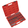 30pc 1/2"Sq Drive Hex Socket Bit Set AK2196
