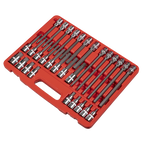 30pc 1/2"Sq Drive Hex Socket Bit Set AK2196