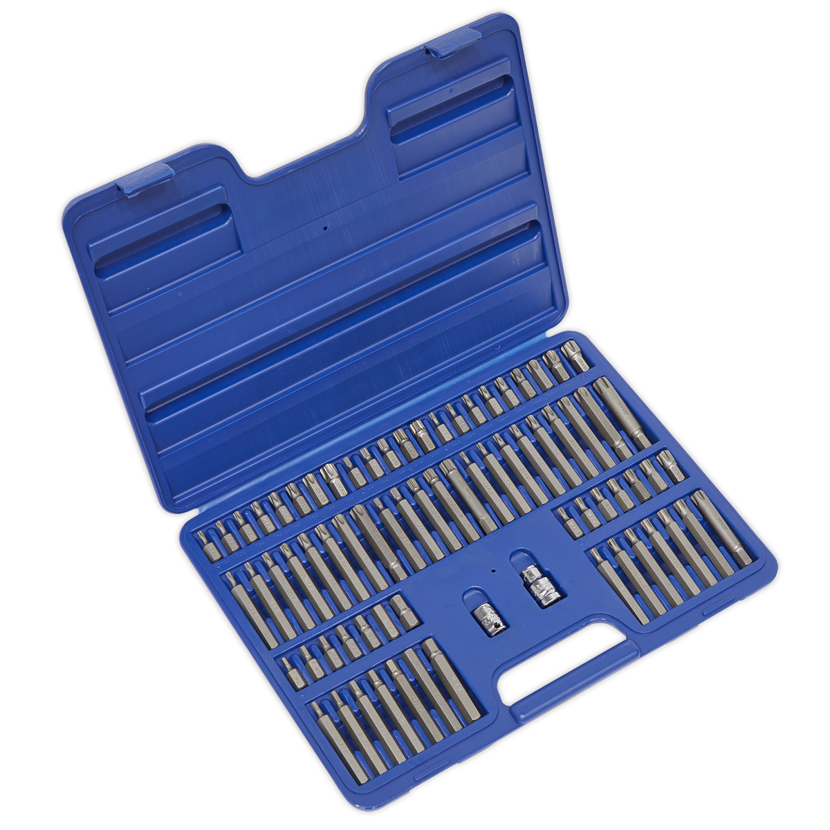 TRX-Star*/Security TRX-Star*/Hex/Ribe/Spline Bit Set 3/8" & 1/2"Sq Drive 74pc AK21974