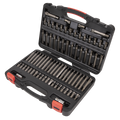 TRX-Star*/Security TRX-Star*/Hex/Ribe/Spline Bit Set 3/8" & 1/2"Sq Drive 74pc AK21974P