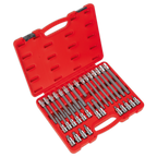 Ribe Socket Bit Set 1/2"Sq Drive 32pc AK2198