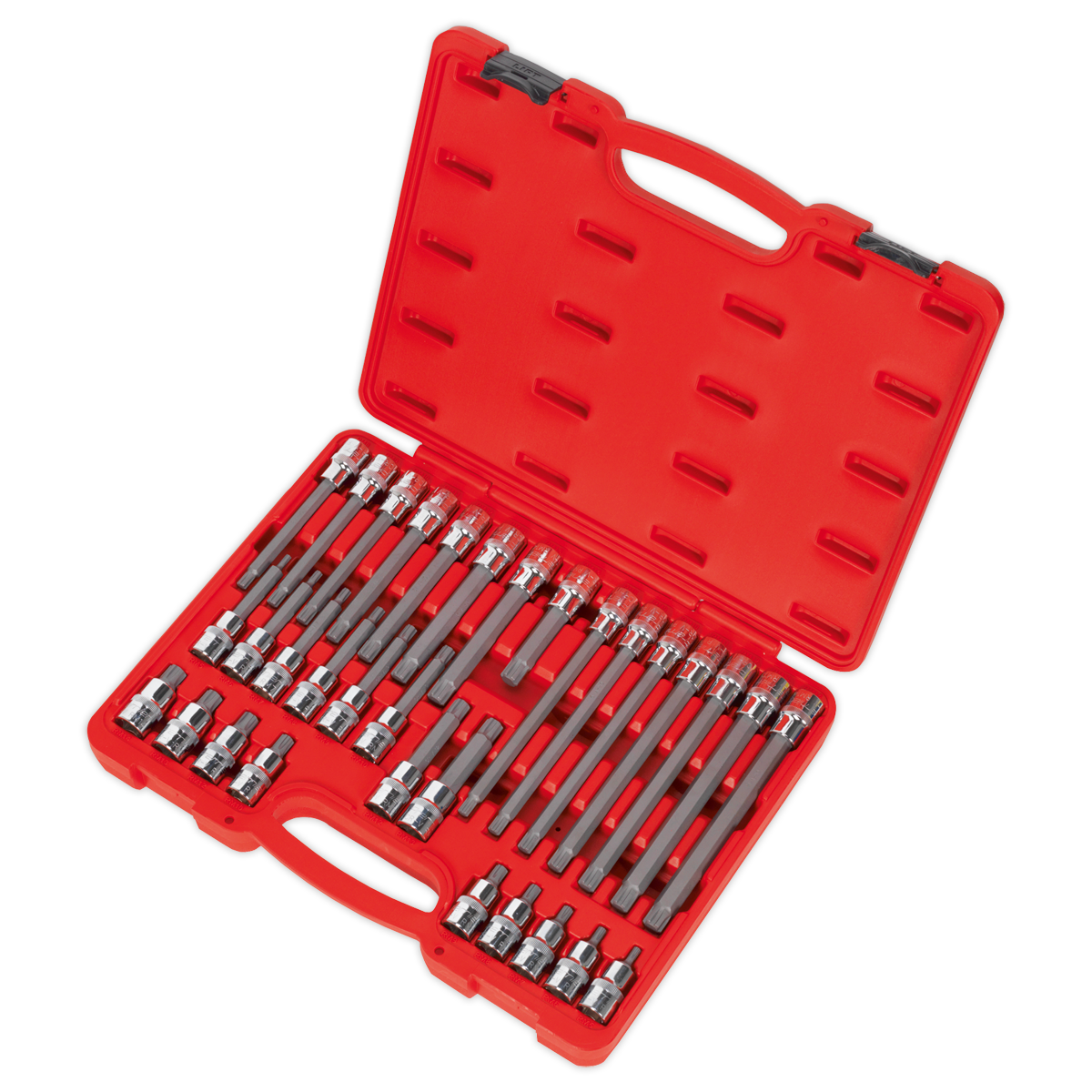 Ribe Socket Bit Set 1/2"Sq Drive 32pc AK2198