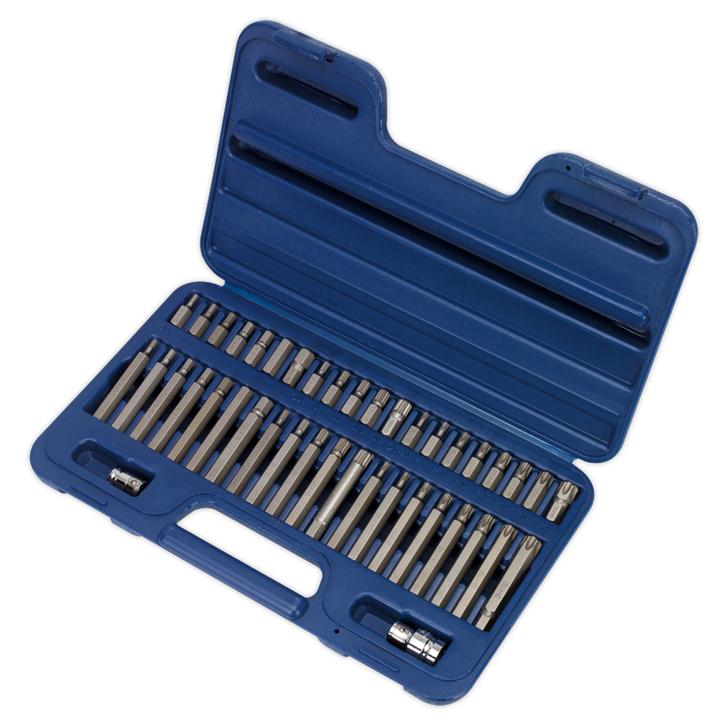 TRX-Star*/Hex/Spline Bit Set 3/8" & 1/2"Sq Drive 42pc AK219