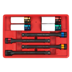 Torque Stick & Aluminium Wheel Impact Socket Set 1/2"Sq Drive 8pc AK2243