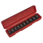 TRX-Star* Female Impact Socket Set 1/2"Sq Drive 10pc AK2301