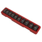 TRX-Star* Female Impact Socket Set 1/2"Sq Drive 10pc AK2301