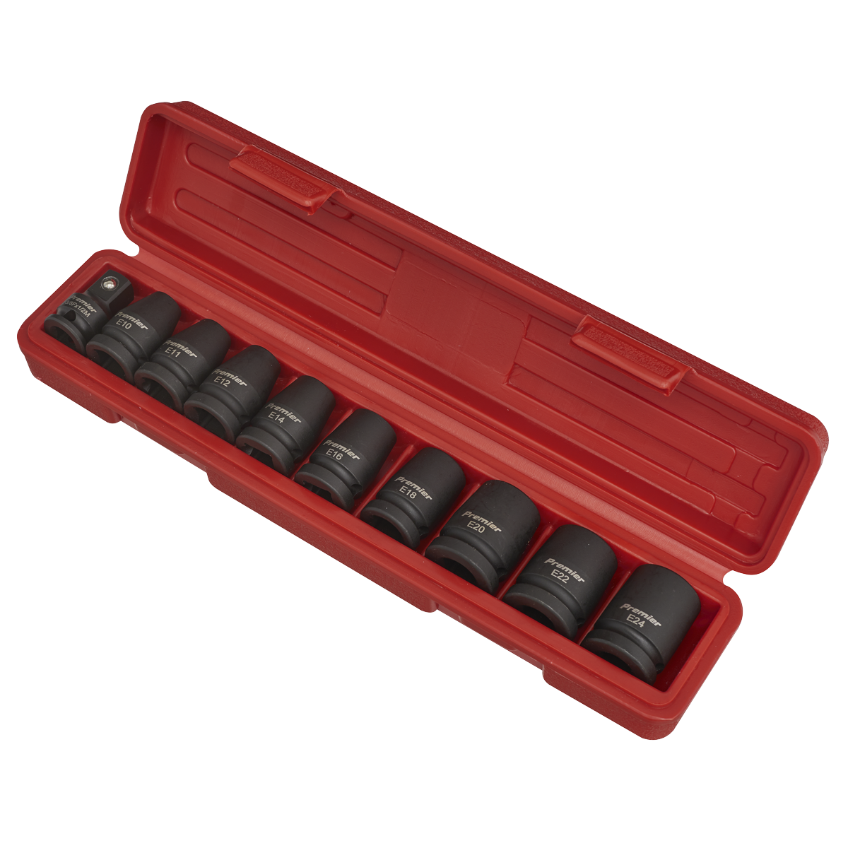 TRX-Star* Female Impact Socket Set 1/2"Sq Drive 10pc AK2301