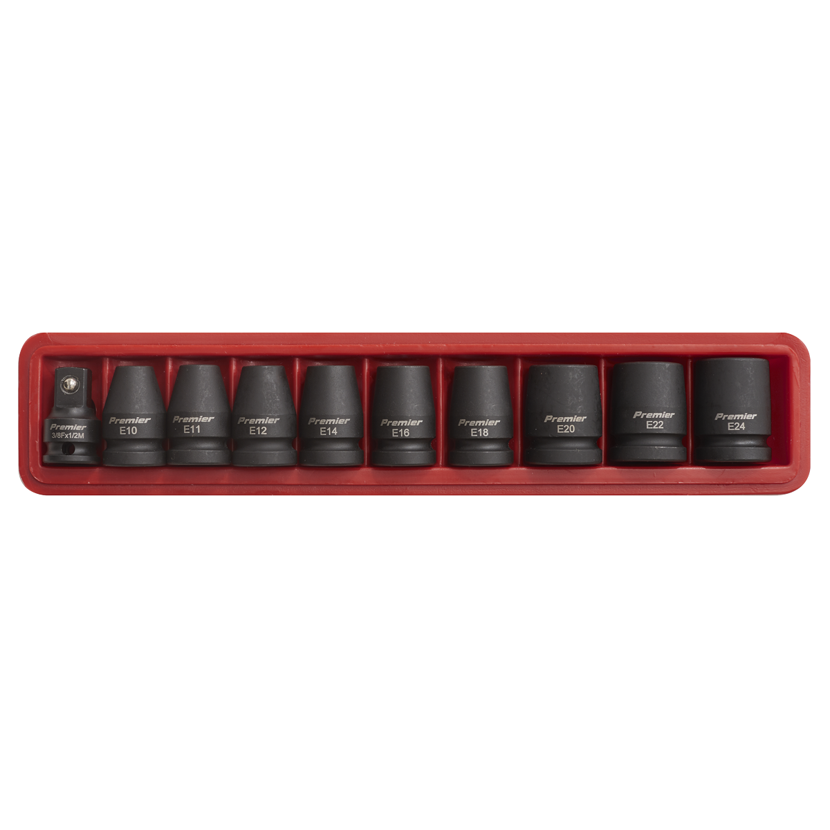 TRX-Star* Female Impact Socket Set 1/2"Sq Drive 10pc AK2301