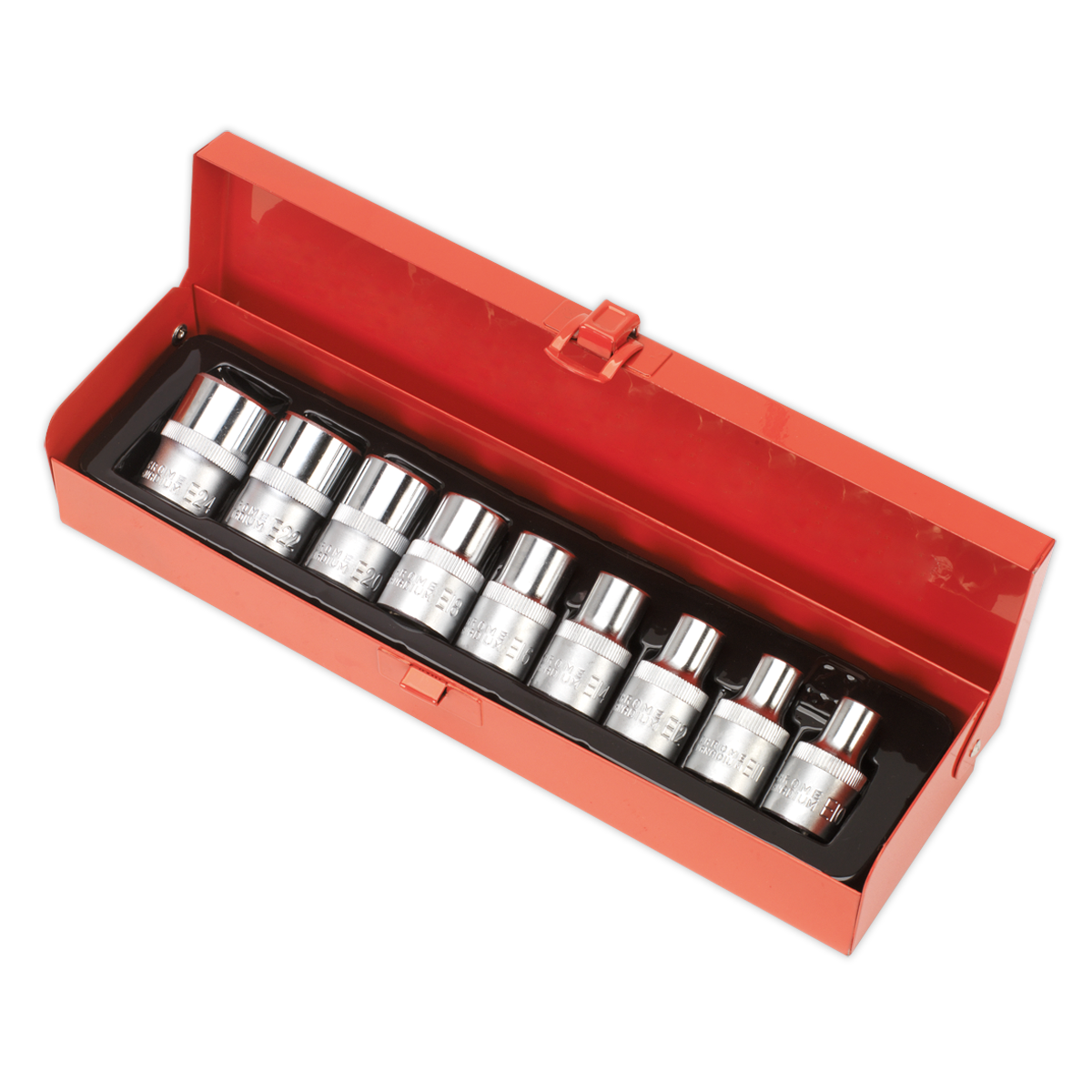 TRX-Star* Female Socket Set 1/2"Sq Drive 9pc AK230