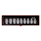 TRX-Star* Female Socket Set 1/2"Sq Drive 9pc AK230
