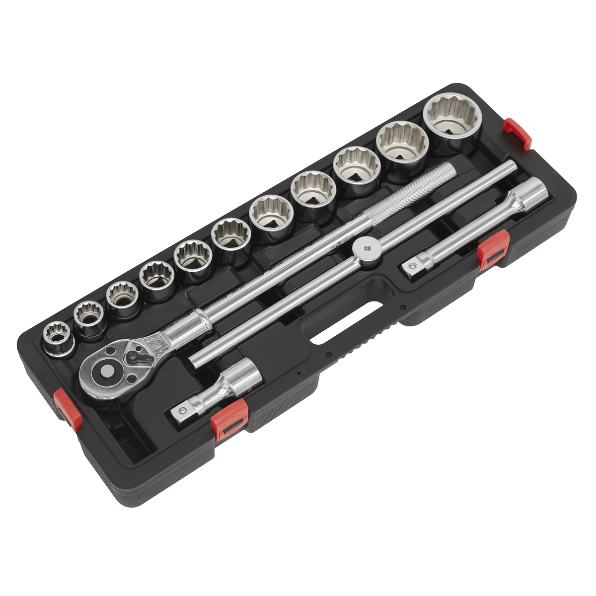 Socket Set 3/4"Sq Drive 12-point 15pc AK2583