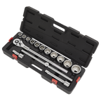 Socket Set 3/4"Sq Drive 12-point 15pc AK2583