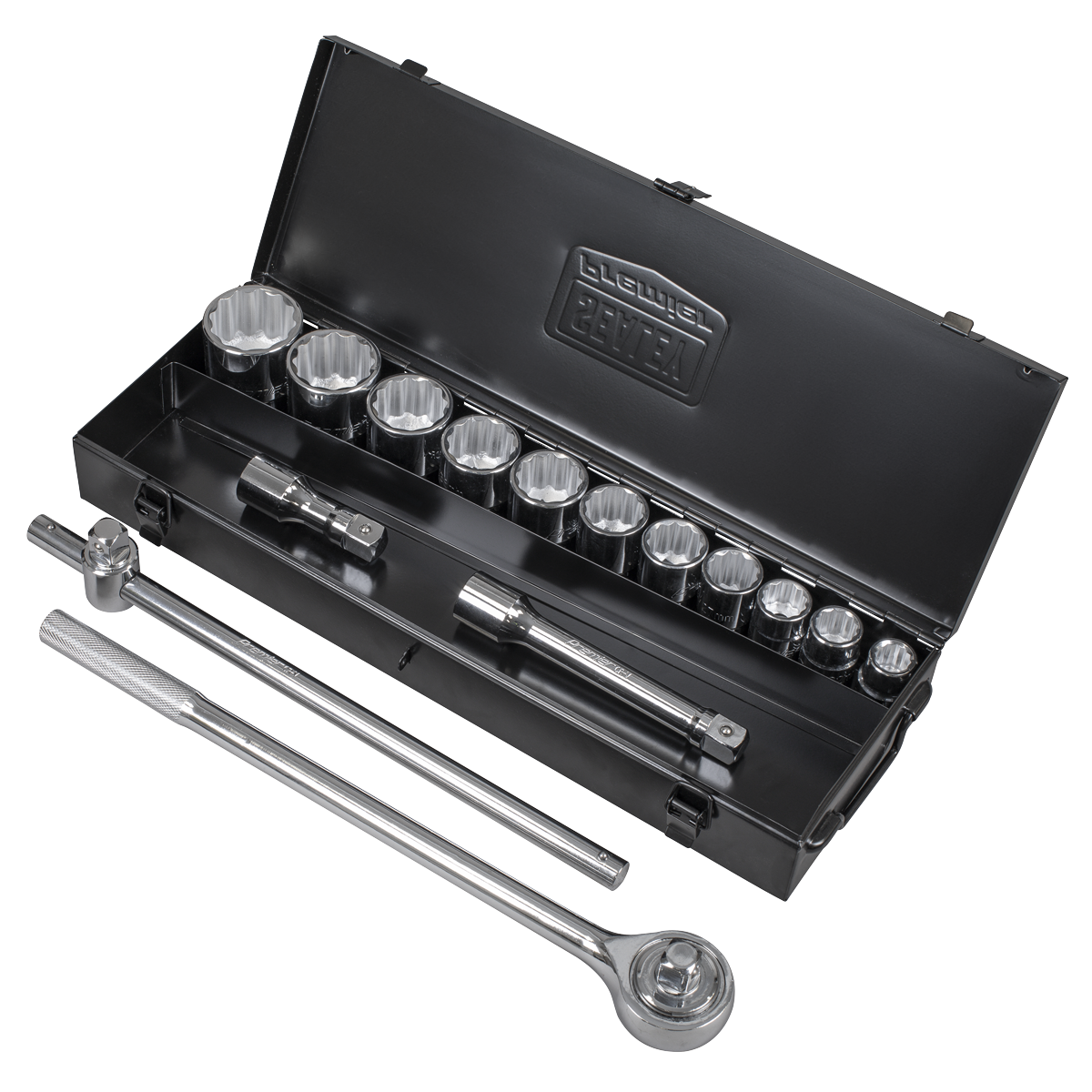 Socket Set 3/4"Sq Drive 12-Point 15pc AK2585