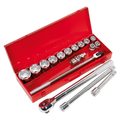 Socket Set 3/4"Sq Drive 17pc AK2597